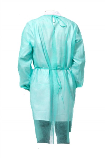 SKPC020 Upper body protective clothing online order disposable protective clothing protective clothing English rubber band cuff order protective clothing whole body protective clothing medical protective clothing Hong Kong supplier FDA joint venture manuf front view